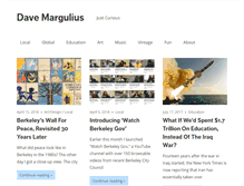 Tablet Screenshot of davemargulius.com